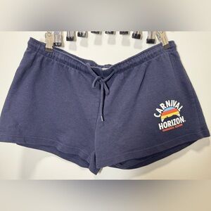 Carnival Cruise Line’s Horizon Ship “Inaugural Season” Navy Blue Women's Shorts